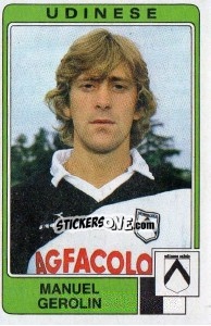 Figurina Manuel Gerolin - Calciatori 1984-1985 - Panini