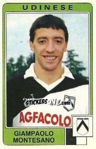 Sticker Giampaolo Montesano - Calciatori 1984-1985 - Panini