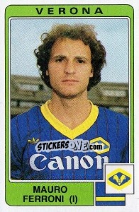 Figurina Mauro Ferroni - Calciatori 1984-1985 - Panini