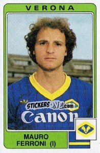 Sticker Mauro Ferroni - Calciatori 1984-1985 n. 288 - Panini