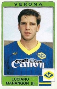 Sticker Luciano Marangon - Calciatori 1984-1985 - Panini