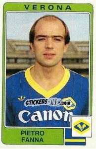 Sticker Pietro Fanna - Calciatori 1984-1985 n. 293 - Panini