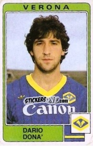 Sticker Dario Dona' - Calciatori 1984-1985 - Panini
