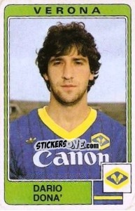 Cromo Dario Dona' - Calciatori 1984-1985 n. 301 - Panini