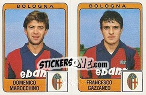 Sticker Domenico Marocchino / Francesco Gazzaneo - Calciatori 1984-1985 - Panini