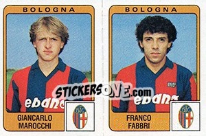 Sticker Giancarlo Marocchi / Franco Fabbri - Calciatori 1984-1985 n. 332 - Panini