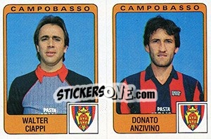 Sticker Walter Ciappi / Donato Anzivino - Calciatori 1984-1985 n. 346 - Panini
