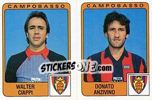 Figurina Walter Ciappi / Donato Anzivino - Calciatori 1984-1985 - Panini