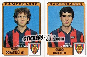 Cromo Mario Donatelli / Guido Ugolotti - Calciatori 1984-1985 - Panini