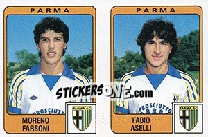 Figurina Moreno Farsoni / Fabio Aselli - Calciatori 1984-1985 - Panini