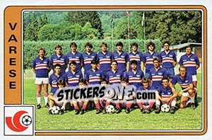 Figurina Squadra - Calciatori 1984-1985 - Panini