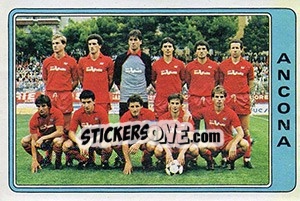 Sticker Squadra Ancona - Calciatori 1984-1985 - Panini