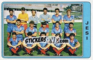 Figurina Squadra Jesi - Calciatori 1984-1985 - Panini