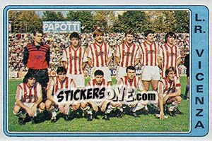 Cromo Squadra L.R. Vicenza - Calciatori 1984-1985 - Panini