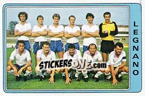 Figurina Squadra Legnano - Calciatori 1984-1985 - Panini