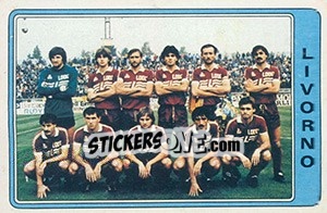 Figurina Squadra Livorno