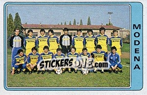 Figurina Squadra Modena - Calciatori 1984-1985 - Panini