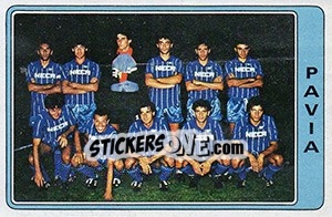 Sticker Squadra Pavia