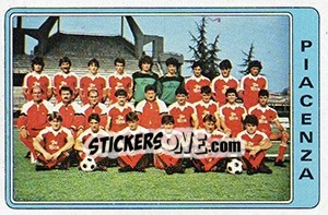 Sticker Squadra Piacenza - Calciatori 1984-1985 - Panini