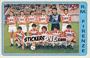 Sticker Squadra R.M. Firenze - Calciatori 1984-1985 n. 518 - Panini