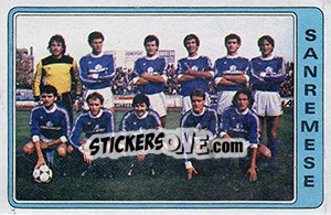 Sticker Squadra Sanremese