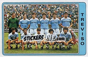 Figurina Squadra Treviso - Calciatori 1984-1985 - Panini