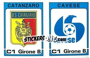 Figurina Scudetto Catanzaro / Cavese