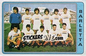 Cromo Squadra Barletta - Calciatori 1984-1985 - Panini