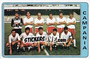 Sticker Squadra Campania - Calciatori 1984-1985 - Panini