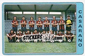 Figurina Squadra Casarano - Calciatori 1984-1985 - Panini