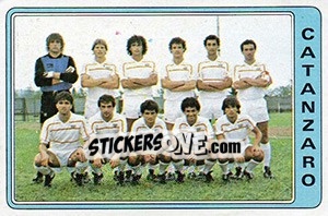 Sticker Squadra Catanzaro - Calciatori 1984-1985 - Panini