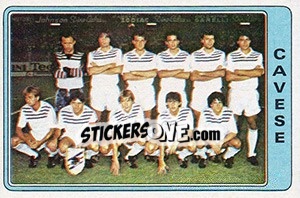 Cromo Squadra Cavese - Calciatori 1984-1985 - Panini