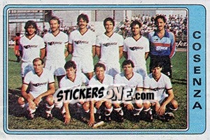 Sticker Squadra Cosenza