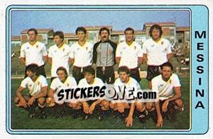Cromo Squadra Messina - Calciatori 1984-1985 - Panini