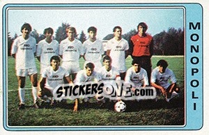 Figurina Squadra Monopoli - Calciatori 1984-1985 - Panini
