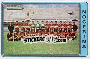 Figurina Squadra Nocerina - Calciatori 1984-1985 - Panini