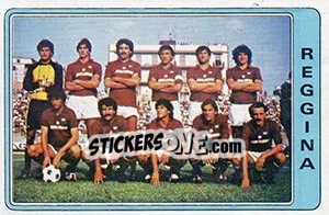 Sticker Squadra Reggina - Calciatori 1984-1985 - Panini