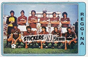 Figurina Squadra Reggina