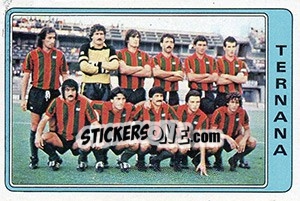 Figurina Squadra Ternana - Calciatori 1984-1985 - Panini