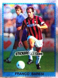 Sticker Franco Baresi - Calciatori 1992-1993 n. 4 - Panini
