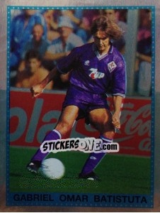 Cromo Gabriel Omar Batistuta - Calciatori 1992-1993 - Panini