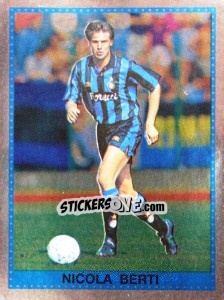 Cromo Nicola Berti - Calciatori 1992-1993 n. 6 - Panini
