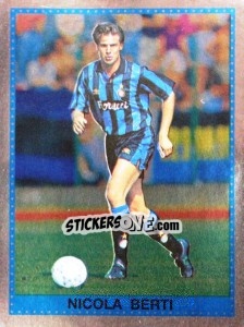 Sticker Nicola Berti - Calciatori 1992-1993 - Panini