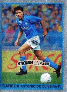Sticker Careca Antonio De Oliveira F. - Calciatori 1992-1993 n. 8 - Panini