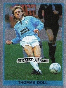 Sticker Thomas Doll - Calciatori 1992-1993 n. 12 - Panini
