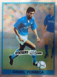 Sticker Daniel Fonseca - Calciatori 1992-1993 n. 14 - Panini