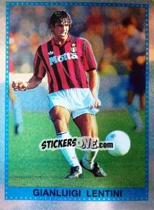 Sticker Gianluigi Lentini - Calciatori 1992-1993 n. 23 - Panini