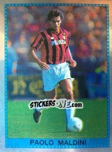 Sticker Paolo Maldini - Calciatori 1992-1993 n. 24 - Panini