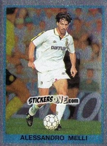 Sticker Alessandro Melli - Calciatori 1992-1993 n. 26 - Panini