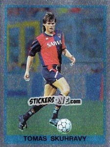 Sticker Tomas Skuhravy - Calciatori 1992-1993 n. 34 - Panini